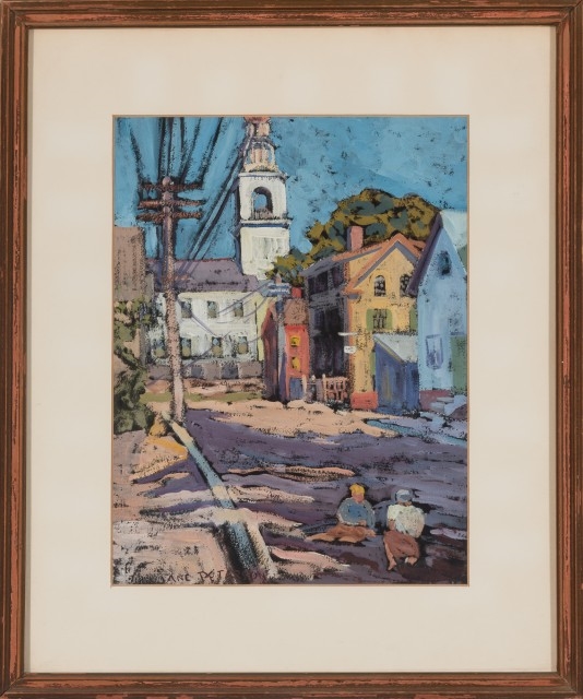 Jane Peterson | Gloucester Street Scene | MutualArt