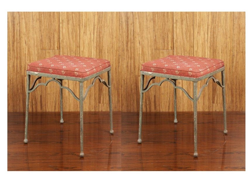 Pair of stools by Hector Guimard