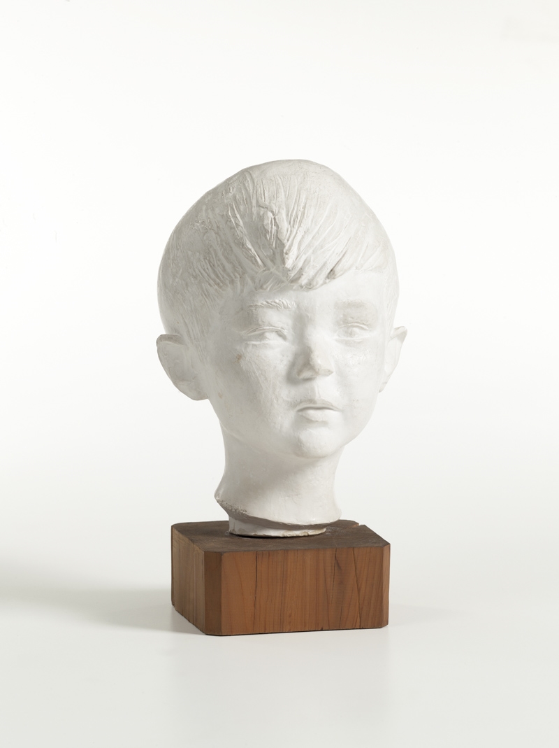 Artwork by Alcide Ticò, RITRATTO DI ULISSE, Made of White chalk