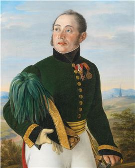 Friedrich von Spannoghe in der Uniform eines Stabsoffiziers des k. k. General-Quartiermeisterstabs - Philipp Karl Peter‏ Stöhr