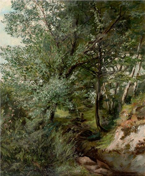 Blossoming Alder by Otakar Lebeda, 1896–1897