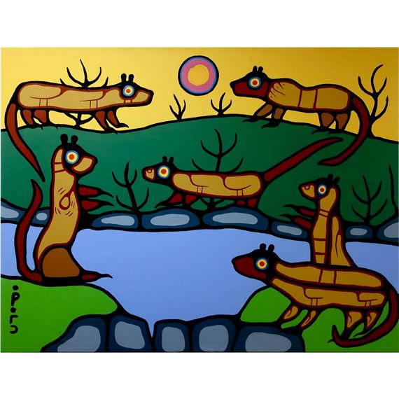 Christian Morrisseau | OTTER FAMILY (2005) | MutualArt