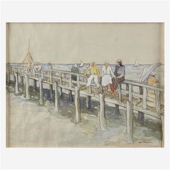 Jane Peterson | On the Pier | MutualArt