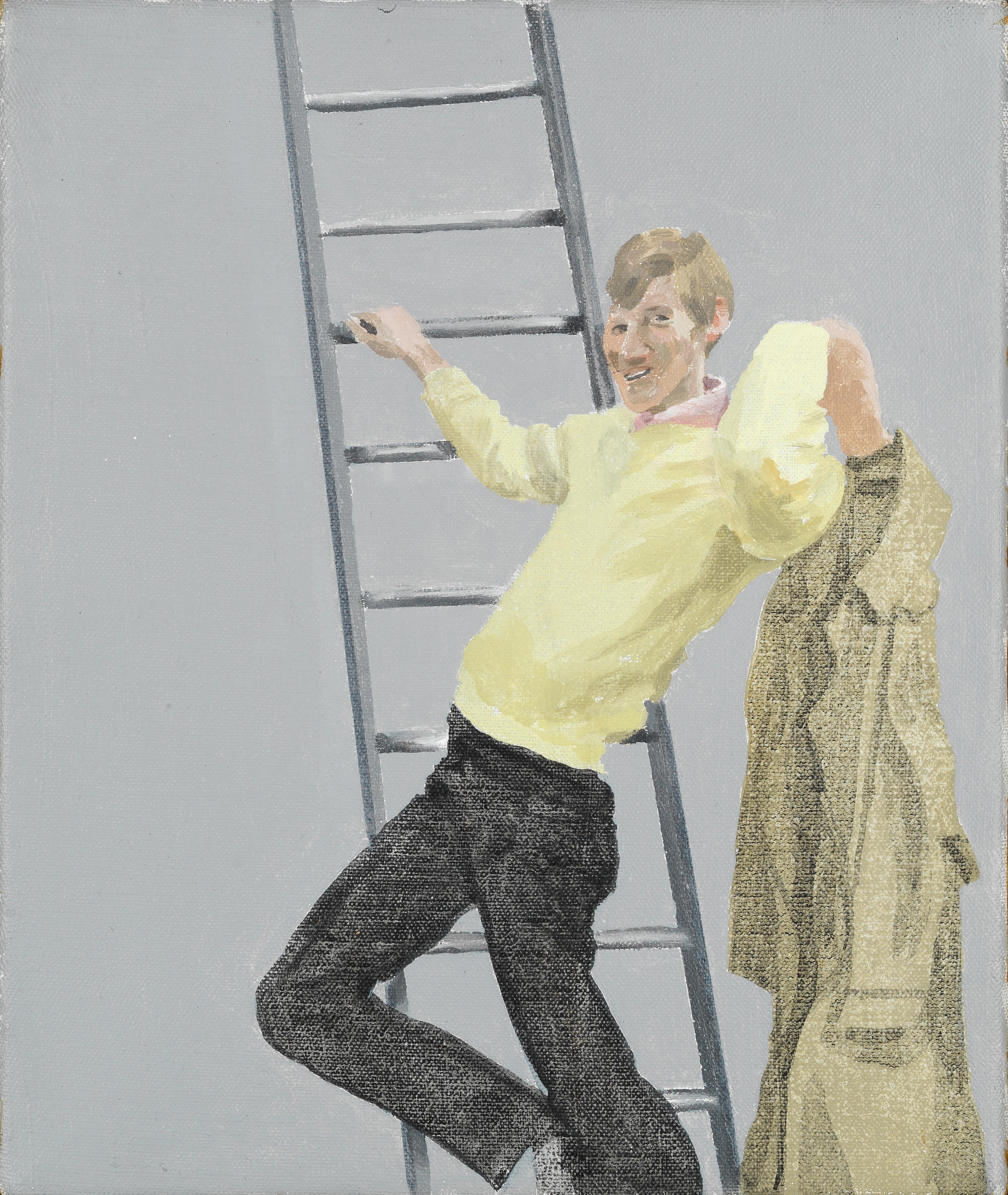 Artwork by Patrick Procktor, Portrait of Peter Docherty, Made of oil on canvas