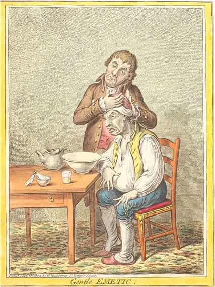 Gentle Emetic; Brisk-Cathartic; Breathing a vein; Charming-well again (BM 10304; BM 10305; BM 10306; BM 10307)