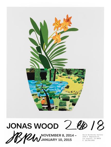 Pote de madeira para paisagem de Jonas