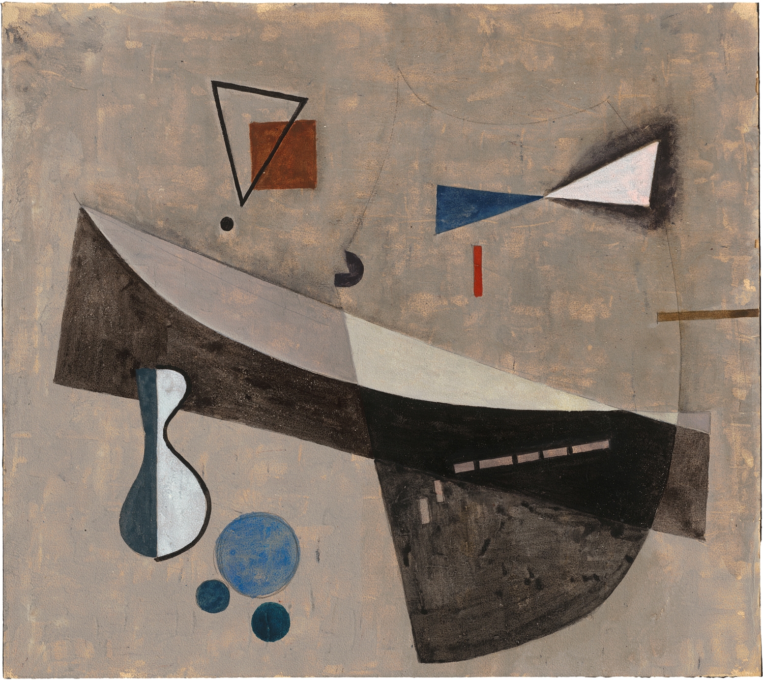 Artwork by Heinrich Wildemann, Untitled, Made of Mixed media on wove paper, laid on cardboard