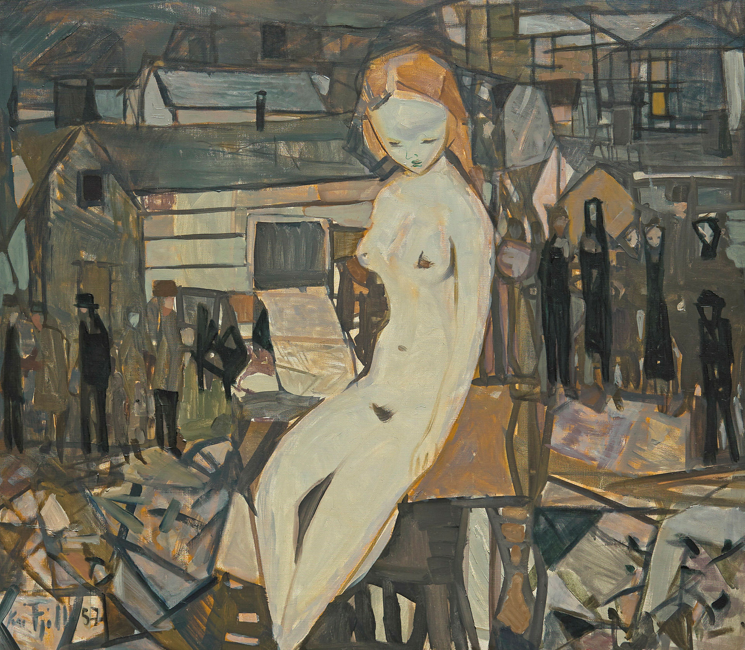 «Ung pike» by Kai Fjell, 1957
