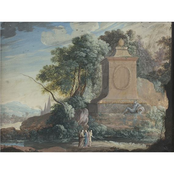 LE CHRIST ET LES PELERINS D’EMMAÜS by Pierre Antoine Patel