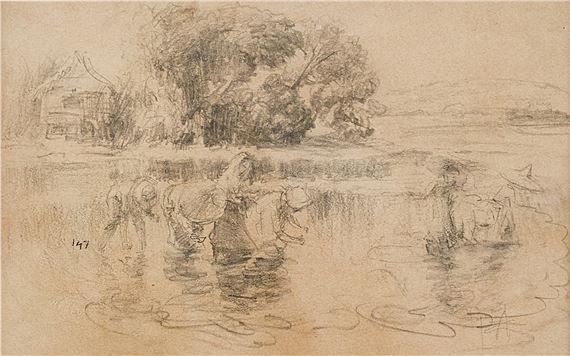 Fernando Amorsolo | Planting Rice | MutualArt