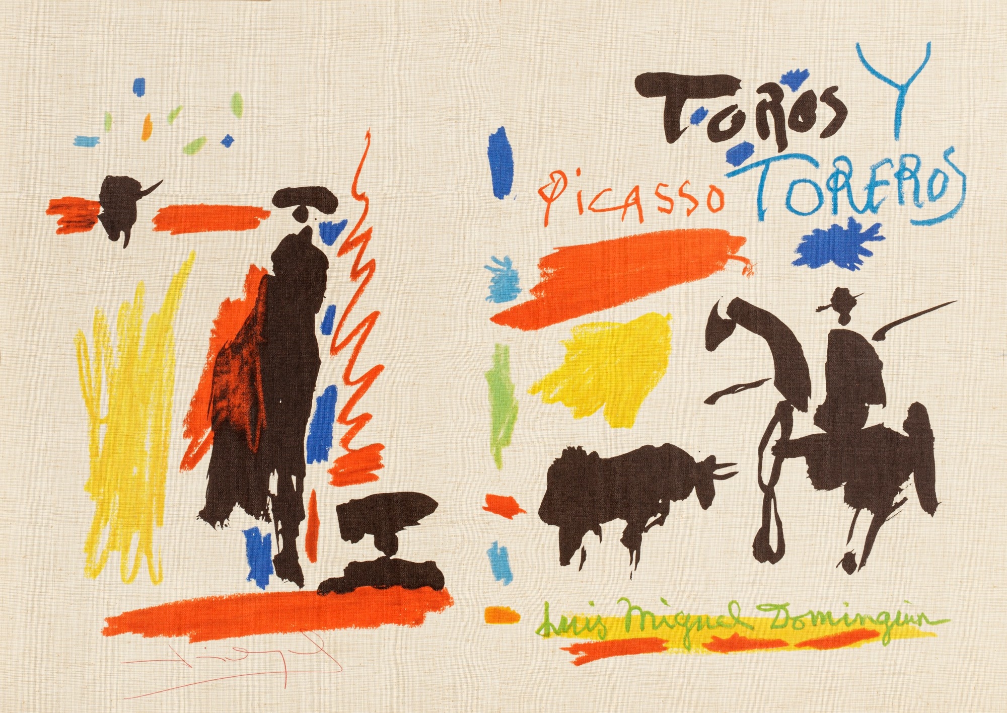 Toros y toreros by Pablo Picasso