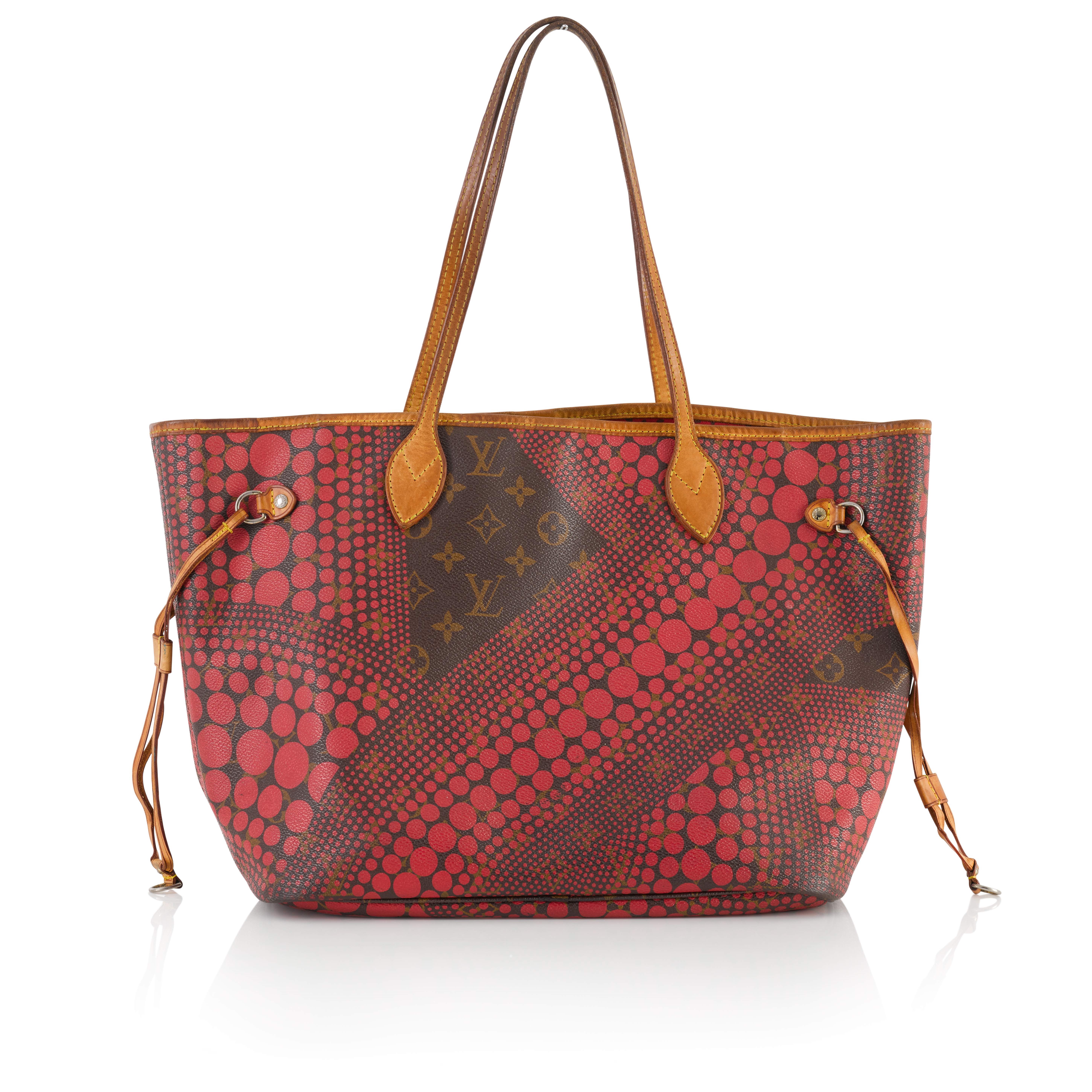 Louis Vuitton  Brown and Pink Canvas Limited Edition Neverfull