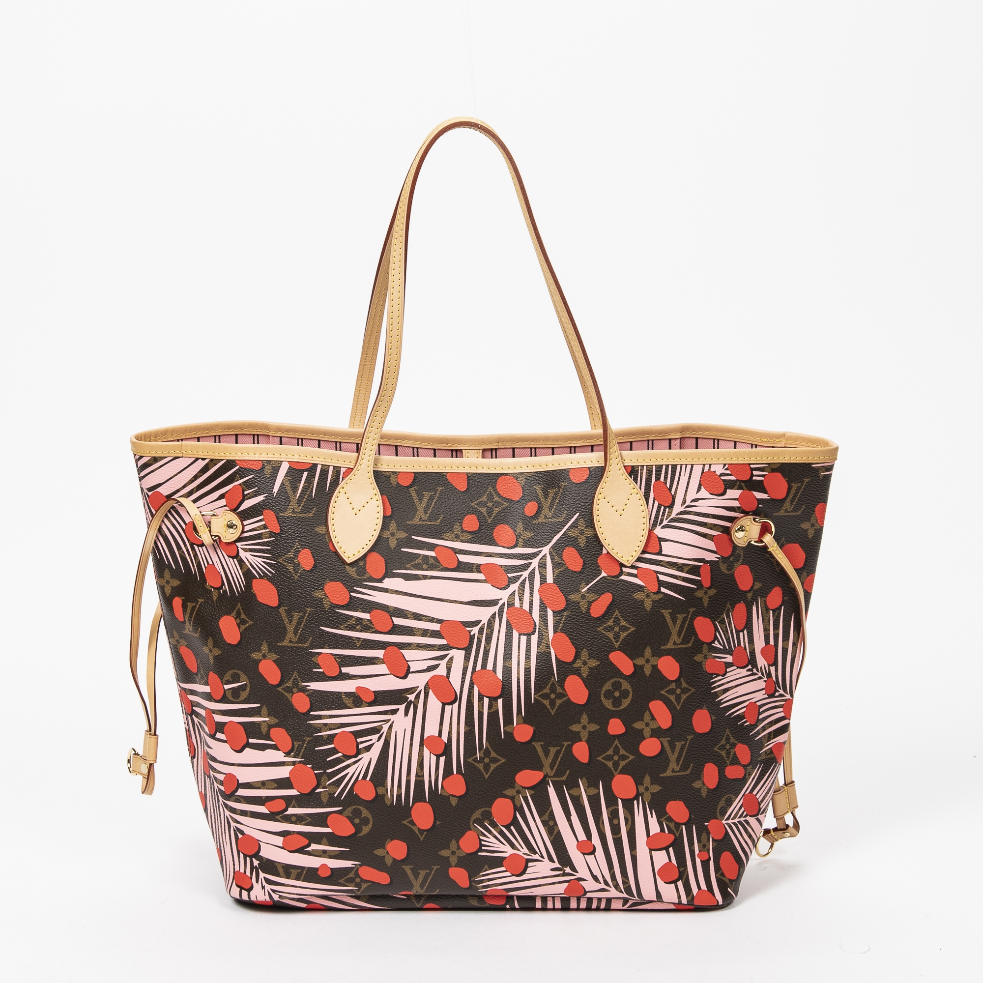 Sold at Auction: Louis Vuitton New Jungle Neverfull Leather Tote
