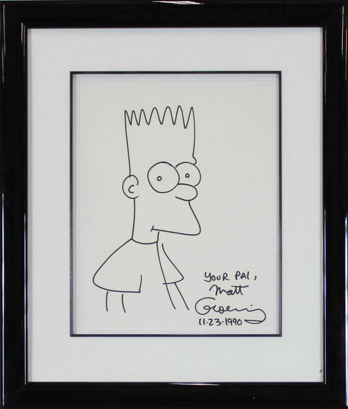 Bart Simpson by Matt Groening, 1990