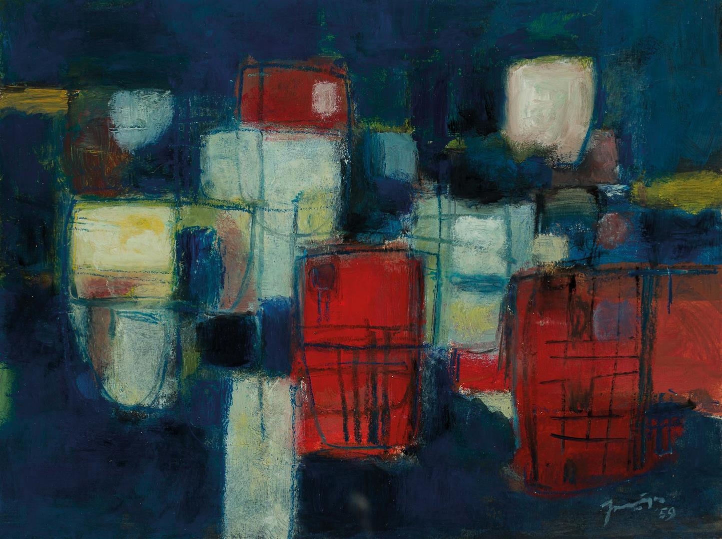 Composition by Jaap Nanninga, 1959