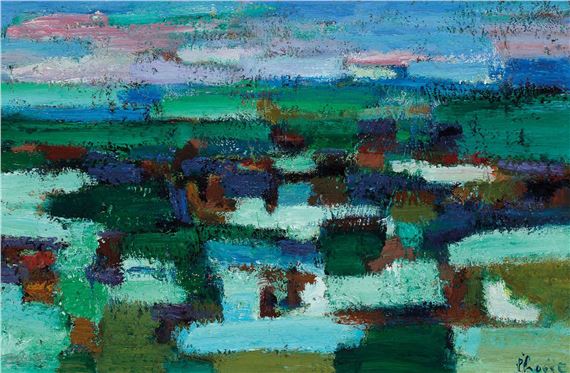 Water Landscape by Engelbert L'Hoëst