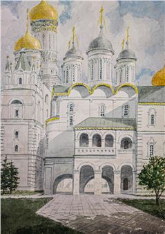 Moscow Kremlin. Patriarchal Chambers - Georgiy Georgievich Lebedev