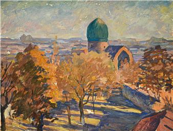 Autumn in Uzbekistan - Ivan Matveyevich Vakhonin
