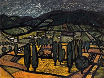 "Landscape near Balaton" - Henrik Krajcsirovits