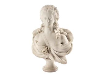 PORTRAITBÜSTE EINER DAME - Etienne Lenhoir