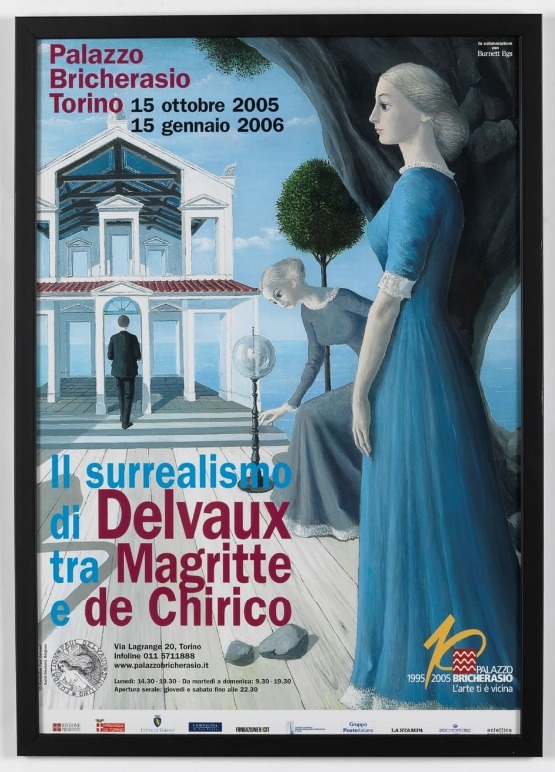The Surrealism of Delvaux, between Magritte and De Chirico. by Paul Delvaux, 2005