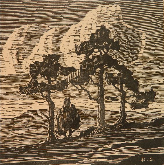 Afterglow by Birger Sandzén, 1917