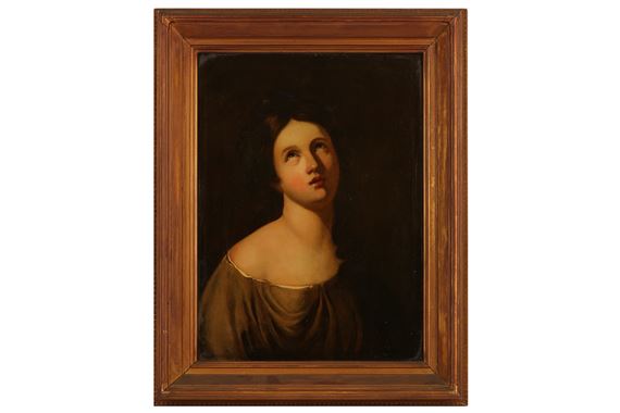 George Romney | Portrait of a lady as a Vestal | MutualArt