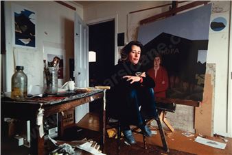 Portrait of Robin White in Her Studio - Robin Morrison