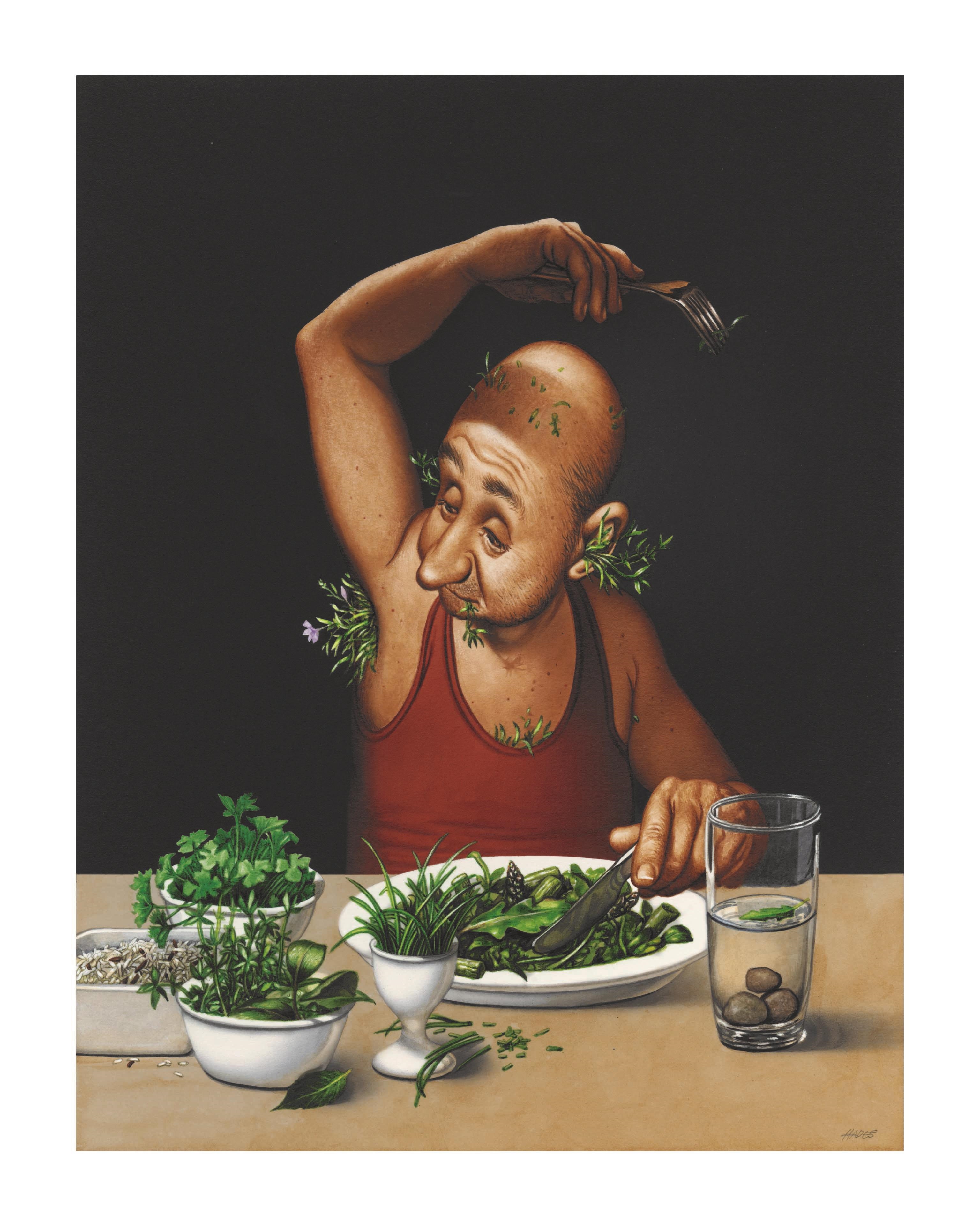 Vegetarier - Gerhard Haderer
