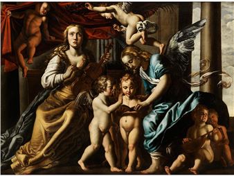 THE ALLEGORY OF MUSIC - Theodoor van Loon