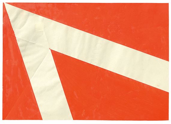 Faltung by Hermann Glöckner, 1974-1977