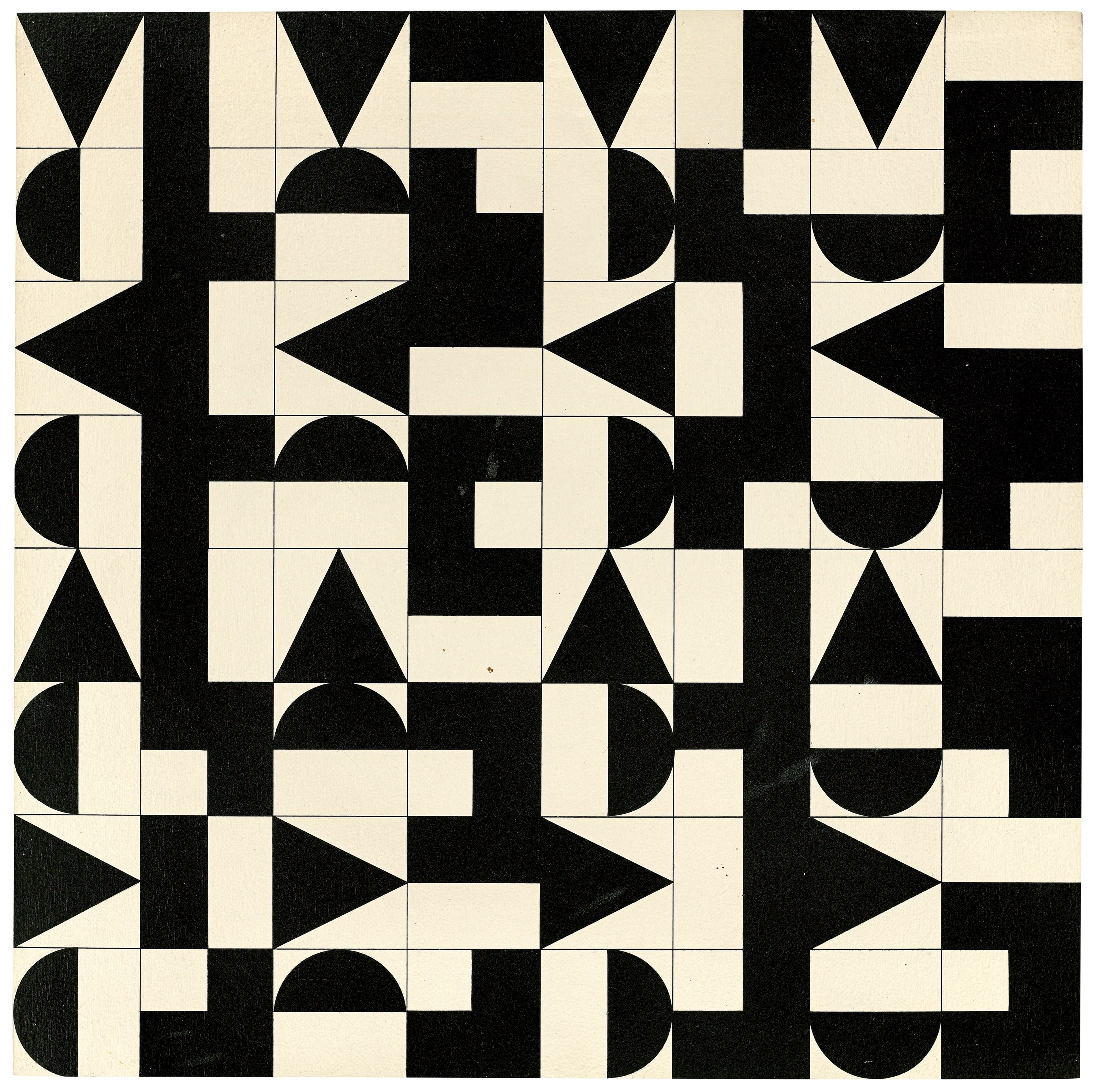 Artwork by Jan Kubicek, Permutation-System, Made of Acrylic on wood