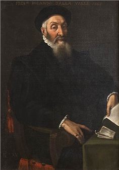 Portrait of Rolando Dalla Valle di Pomaro at the age of 66 - Lorenzo Costa the Younger