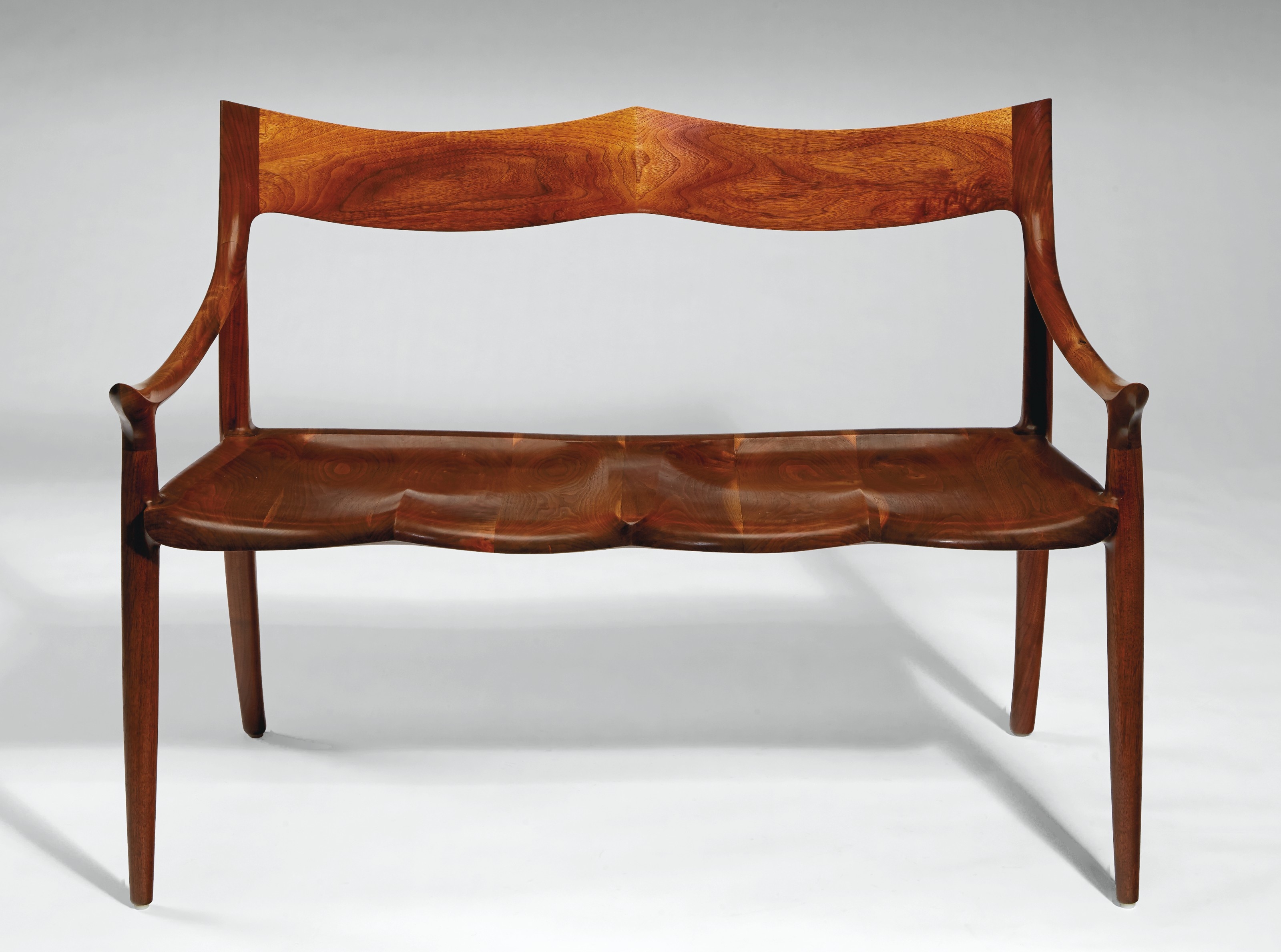 Sam Maloof | LOW BACK SETTEE (Circa 1975) | MutualArt