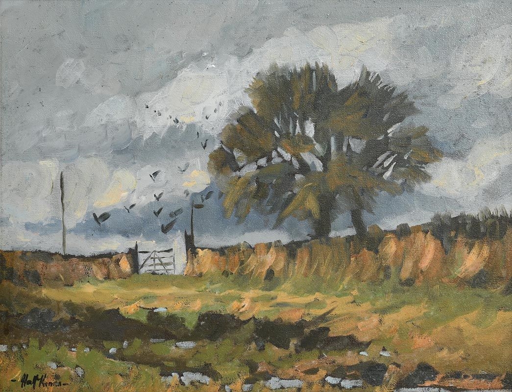 Artwork by Alex McKenna, Stormy Day, Achill, Made of oil on canvas
