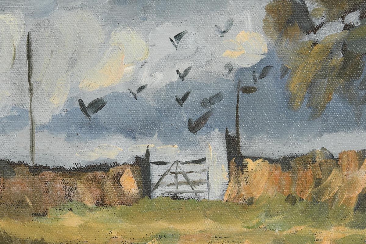 Artwork by Alex McKenna, Stormy Day, Achill, Made of oil on canvas
