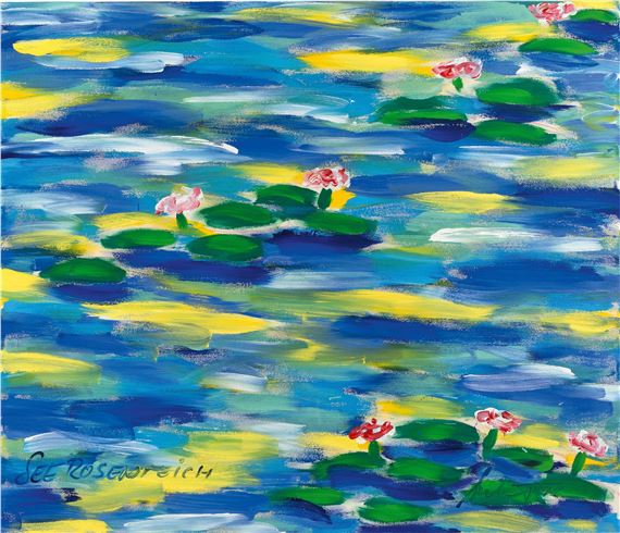 Salomé | 2 Schwimmer im Seerosenteich (1998) | MutualArt