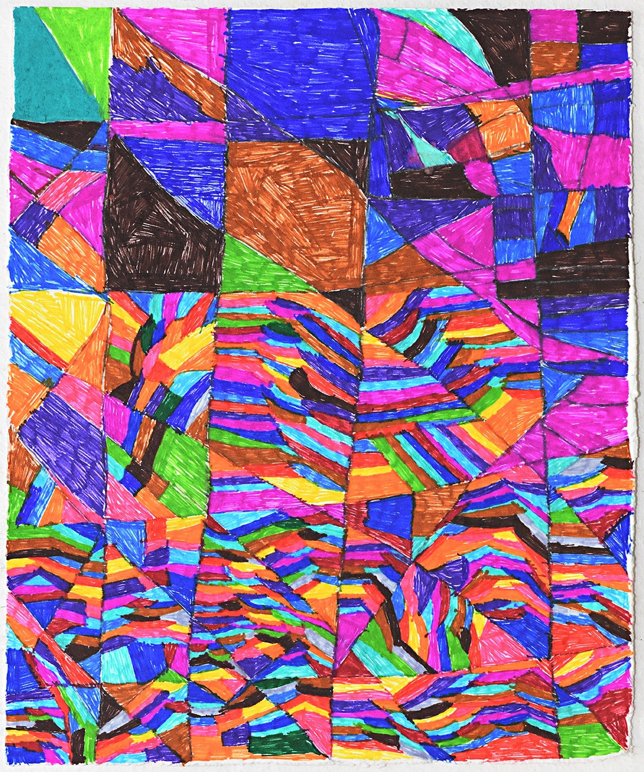 Artwork by Kate Knight, Patterns, Made of paper