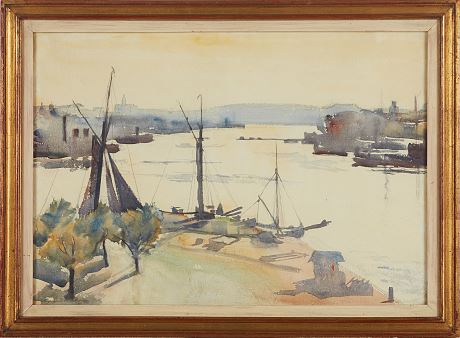 "View from Strandvägen Stockholm" by Ingegerd Beskow