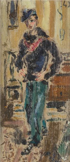 RITRATTO DI BRUNO by Filippo de Pisis, 1943