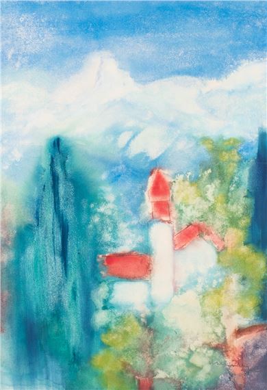 BERGLANDSCHAFT by Friedrich Vordemberge-Gildewart