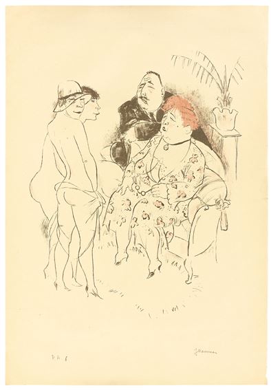 Die Wahl by Jeanne Mammen, Circa 1930/32