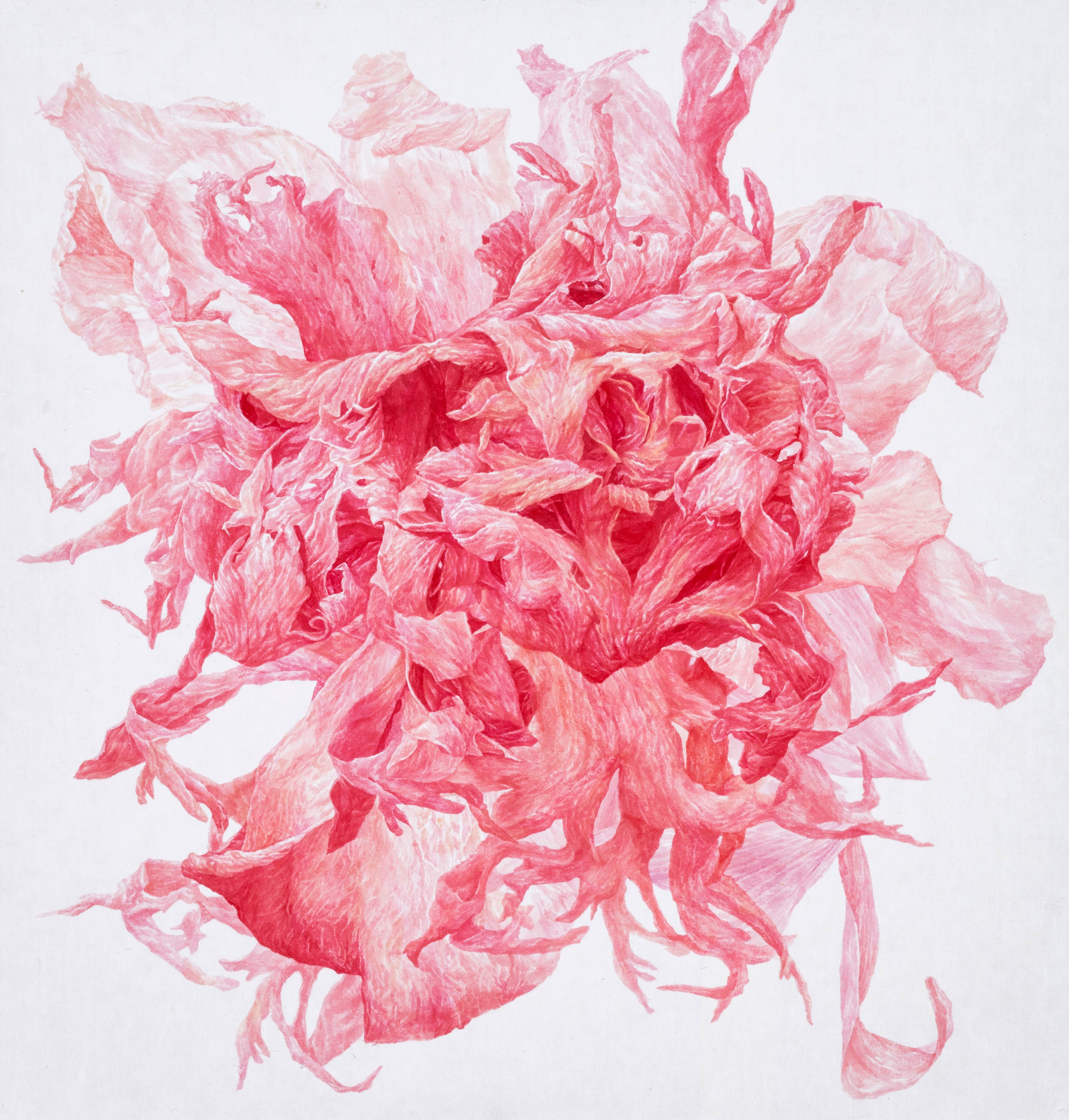 Artwork by Kim Soheon, Flower Arrangement, Made of color on paper