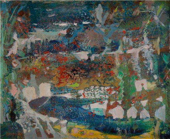 Le Jardin en pente, dit La Galloise by Endre Rozsda, circa 1960