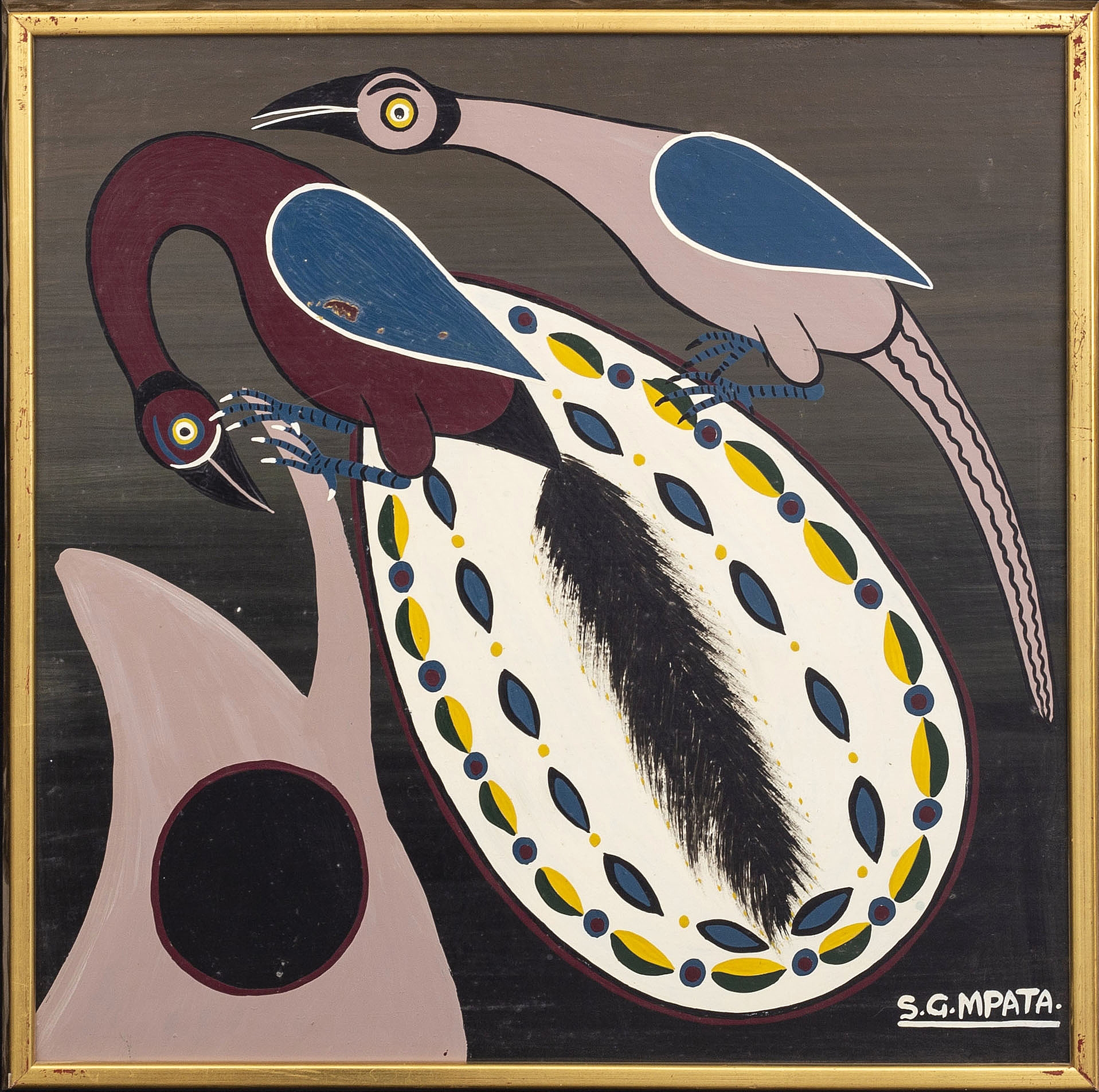Simon George Mpata | Two friends | MutualArt
