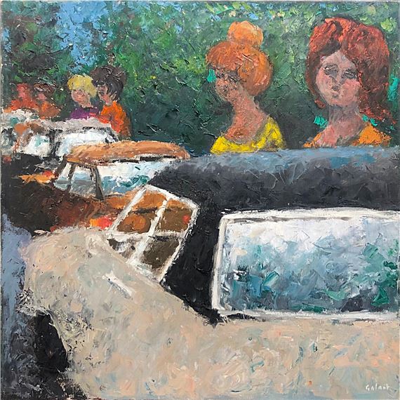 Avenue Foch, l'attente by Rene Galant, 1973