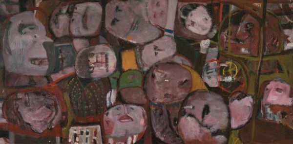 Artwork by Jorge Páez Vilaró, Caras, Made of Oil on canvas