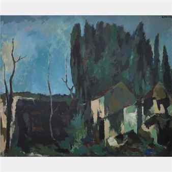 Paysage - Ernest Pizzotti
