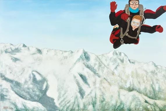 Untitled - skydiving by Mark Olsen