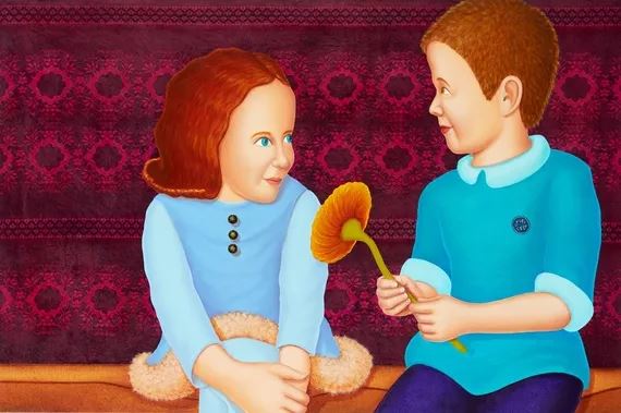 Louis and Francis by Mark Olsen, 2017